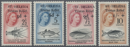St. Helena: 1961, Tristan Relief Fund, Complete Set Of Four Values, Fresh Colours And Well Perforate - St. Helena