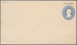 El Salvador - Ganzsachen: 1887, Three Stationery Envelopes On Private Order: Morazan 5 C Blue "PROVI - Salvador