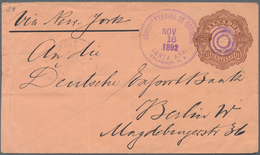 El Salvador - Ganzsachen: 1892, Two Stationery Envelopes: 10 C Brown On Salmon And 11 C Red On Light - Salvador