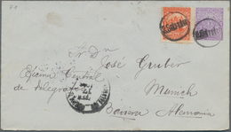 El Salvador - Ganzsachen: 1898, Stationery Envelope 12 C Sent With Small Cds "S.Salvador" And Cds ". - El Salvador