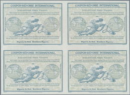 Süd-Nigeria: 1911. International Reply Coupon 3d (Rom Type) In An Unused Block Of 4. Luxury Quality. - Nigeria (...-1960)