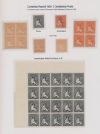 Uruguay: 1904, Corrientes Issue Lithographed, 2c. Orange, Specialised Assortment Incl. Imperf. Plate - Uruguay