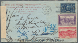 Vereinigte Staaten Von Amerika: 1900, Louisiana Purchase Expo St. Louis: Exposition Stamp Labels In - Oblitérés