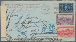 Vereinigte Staaten Von Amerika: 1900, Louisiana Purchase Expo St. Louis: Exposition Stamp Labels In - Usati