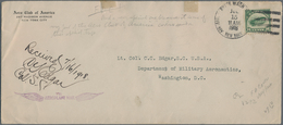 Vereinigte Staaten Von Amerika: 1918. 16c First Air Mail (Scott C2), Tied By "Air Mail Service Wash. - Gebruikt
