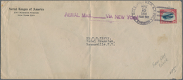 Vereinigte Staaten Von Amerika: 1918. 24c First Air Mail (Scott C3), Tied By "Air Mail Service Wash. - Oblitérés