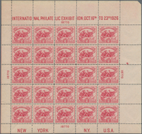 Vereinigte Staaten Von Amerika: 1926. 2c White Plains Souvenir Sheet (Scott 630), Never Hinged, Plat - Used Stamps