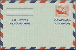 Vereinigte Staaten Von Amerika - Ganzsachen: 1947/55 Four Unused Postal Stationery Letter Sheets Wit - Andere & Zonder Classificatie