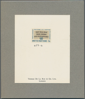 Vereinte Nationen - New York: 1967. Disarmament Campaign. Die Proof For Value Showing 5c Face Value - Andere & Zonder Classificatie