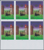 Vereinte Nationen - New York: 1990, Crime Prevention Set Of Two 25c. And 36c. In IMPERFORATE Blocks - Other & Unclassified