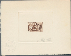 Wallis- Und Futuna-Inseln: 1957/1965. Lot Of 3 Epreuves D'artiste Signée For The Stamps Michel #184 - Autres & Non Classés