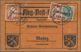 Flugpost Deutschland: 1912. Pioneer Airmail Card Flown On The Gelber Hund (Yellow Dog) Mail Plane Wi - Luchtpost & Zeppelin