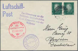 Zeppelinpost Deutschland: 1929. German Cover Flown On The Graf Zeppelin LZ127 Airship's 1929 Deutsch - Luft- Und Zeppelinpost