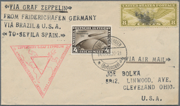 Zeppelinpost Deutschland: 1933. German Cover From Friedrichshafen Flown On The Graf Zeppelin Airship - Luchtpost & Zeppelin