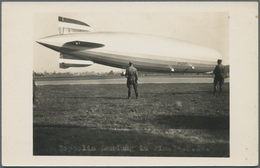 Zeppelinpost Deutschland: 400. Fahrt 1934, Frankfurt - F'hafen, Bordpost 14.9., Post Von Besatzungsm - Luchtpost & Zeppelin