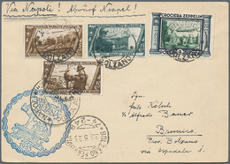Zeppelinpost Europa: 1933, ITALIENFAHRT, Italienische Post Abwurf NEAPEL (selten!), Vertragsstaatenk - Andere-Europa