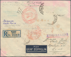 Zeppelinpost Übersee: 1934, KENIA & UGANDA, Von Buchal Ab Nairobi über Friedrichshafen Vorgesehener - Zeppeline