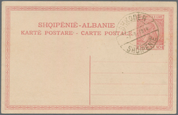 Albanien: 1913, Definitives Skanderberg, 2q.-1fr., Complete Set Of Six Values Each On Piece Neatly C - Albanien