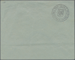 Albanien - Ganzsachen: 1913, (1 Gr) Black On Blue Postal Stationery Cover, Unused, Signed - Albanien