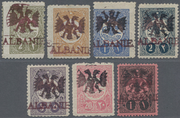 Albanien - Besonderheiten: 1913, "PIERRON-ESSAYS", Group Of 6 Ottoman Empire Stamps (2 Pa, 5 Pa, 1 P - Albanie