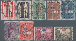 Belgien: 1929. Laying Of The Foundation Stone Of The Abbey Orvey, 5+5c - 10 F + 10F, Complete Set Of - Altri & Non Classificati