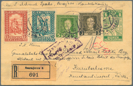 Bosnien Und Herzegowina: 1918, 8 H Green Warrior Psc, Uprated With 3 H And 5 H Karl I. Together With - Bosnien-Herzegowina