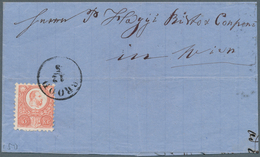 Bosnien Und Herzegowina - Stempel: 1872, 5kr. Red Single Franking On Lettersheet From "BROD 12/5" To - Bosnie-Herzegovine