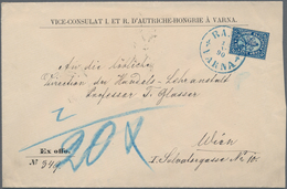 Bulgarien: 1890, "VICE-CONSULAT I. ET R. D'AUTRICHE-HONGRIE À VARNA" And "Ex Offo. No. 349" On Pre-p - Autres & Non Classés