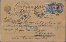 Estland: 1921 (5. August), Russia Postcard With 20K Franking From TANGAROG (in 1921 Part Of The Ukra - Estonie