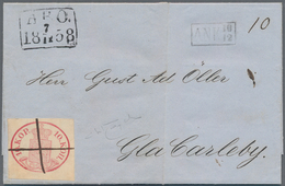 Finnland: 1856, 10kop. Carmine-red On Wove Paper, Fresh Colour And Wide Margins All Around, Single F - Oblitérés