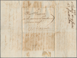 Frankreich - Vorphilatelie: 1748, "DE TOULOUSE" Two-liner (little Type) On Complete Folded Letter To - 1792-1815: Départements Conquis
