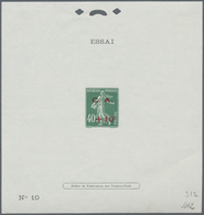 Frankreich: 1927, National Debt Fund, Complete Set Of Three Values Each As Essai (numbered Epreuve D - Sonstige & Ohne Zuordnung