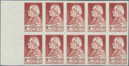 Frankreich: 1946, Jean Alfred Fournier 2+3fr. Brownish Carmine And Henri Becquerel 2+3fr. Violet (bo - Other & Unclassified