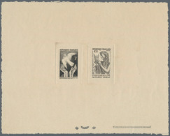 Frankreich: 1946. Collective Proof (two Dies) In Black For The Complete Issue "Peace Conference, Par - Other & Unclassified