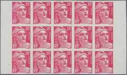 Frankreich: 1951, Definitive Issue Marianne (Gandon)‘ Complete Set Of Five In IMPERFORATE Blocks Of - Other & Unclassified