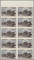 Frankreich: 1955, Electrification Of Railway Line ‚Valenciennes-Thionville‘ 12fr. IMPERFORATE Block - Sonstige & Ohne Zuordnung