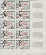 Frankreich: 1959, 100th Birthday Of Charles De Foucauld 50fr. IMPERFORATE Block Of Ten From Lower Ri - Andere & Zonder Classificatie