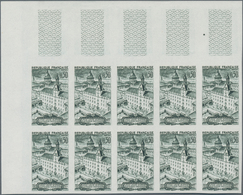 Frankreich: 1963, 400 Years ‚Louis-le-Grand‘ High School 0.30fr. IMPERFORATE Block Of Ten From Upper - Sonstige & Ohne Zuordnung