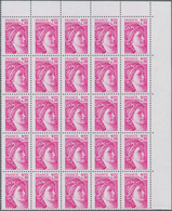 Frankreich: 1978, Definitives "Sabine De Gandon", MISSING PHOSPHOR (BRILLIANT GUM), 0.80fr.-2.10fr., - Andere & Zonder Classificatie