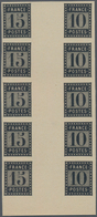 Frankreich: 1903, ESSAY DE L'IMPRIMERIE NATIONALE Imperf. 10c. Black And 15c. Black 'FRANCE / POSTES - Andere & Zonder Classificatie