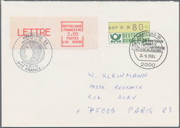 Frankreich - Automatenmarken: 1970/1984, Three Letters: Montgeron 0.40fr. Type 2 Single Franking On - Sonstige & Ohne Zuordnung