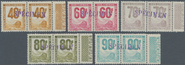 Frankreich - Postpaketmarken: 1944/1947, Parcel Post Stamps (train With Steam Locomotive - Societe N - Autres & Non Classés