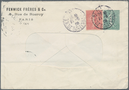 Frankreich - Ganzsachen: 1906. Private Window Envelope 15c Semeuse Lignée "Fenwick Frères & Co, Pari - Autres & Non Classés