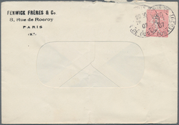 Frankreich - Ganzsachen: 1907. Private Window Envelope 10c Semeuse Lignée "Fenwick Frères & Co, Pari - Autres & Non Classés