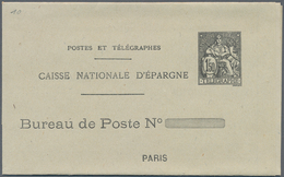 Frankreich - Ganzsachen: 1932/1939, 1.50 F Black "Postes Et Télégraphes" Postal Stationery Folded Le - Altri & Non Classificati