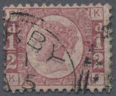 Großbritannien: 1870, ½d. Rose With Rare Plate Number "9", Fresh Colour And Well Perforated, Neatly - Other & Unclassified