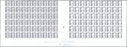 Großbritannien - Machin: 1997, Imperforated Proof In Issued Design On Gummed Paper, Grey, Without Va - Machin-Ausgaben