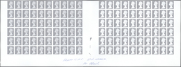 Großbritannien - Machin: 1997, Imperforated Proof In Issued Design On Gummed Paper, Grey, Without Va - Machins