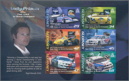 Großbritannien - Guernsey: 2006, Block Issue "Racing Driver Andy Priaulx" In Original Size, Clean Mi - Guernesey