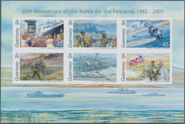 Großbritannien - Guernsey: 2007. IMPERFORATE Souvenir Sheet For The Issue "25th Anniversary Of The F - Guernesey
